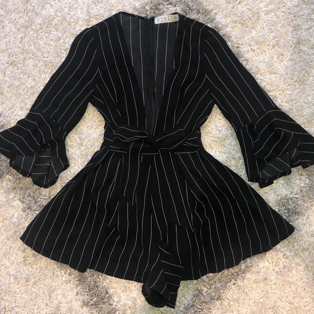 Romper with Plunge Neckline